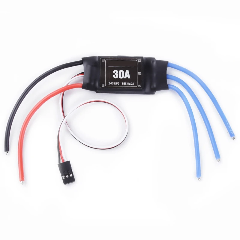 4PCS 2-4S 30A RC Brushless ESC Electric Speed Controller 5V 2A สําหรับ 2 ถึง 4S LiPo แบตเตอรี่ DIY multicopter quadcopter ใช้งานง่าย