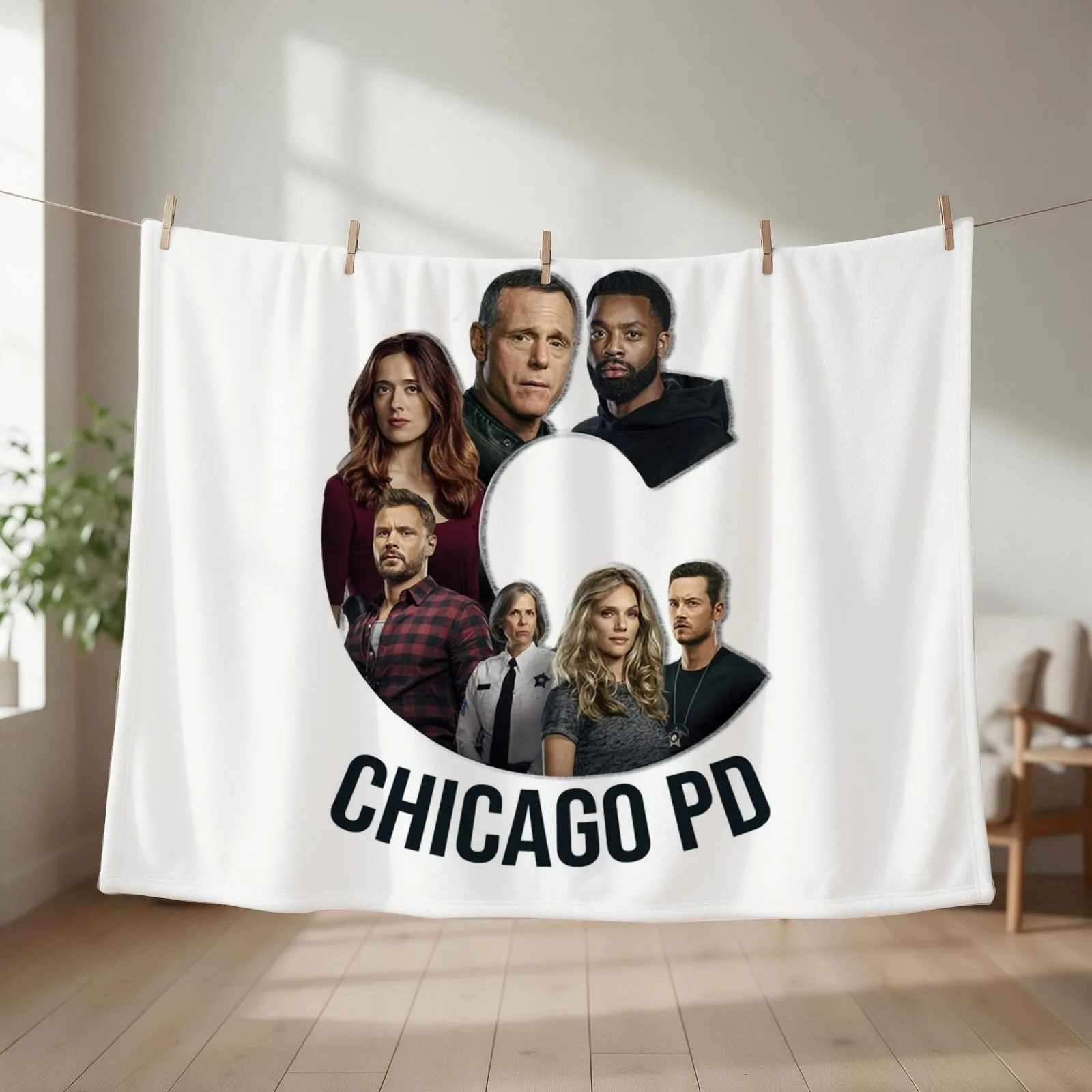A Boy Who Loves Chicago Pd Casey Awesome First Day Throw Blanket couch cozy soft plush fuzzy picnic outdoor blanket