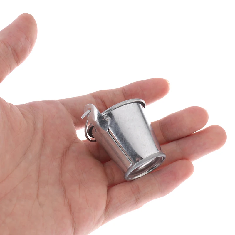 1/6 1/12 دمية مصغرة دلو معدني ديكور مطبخ صغير لعبة التظاهر اللعب