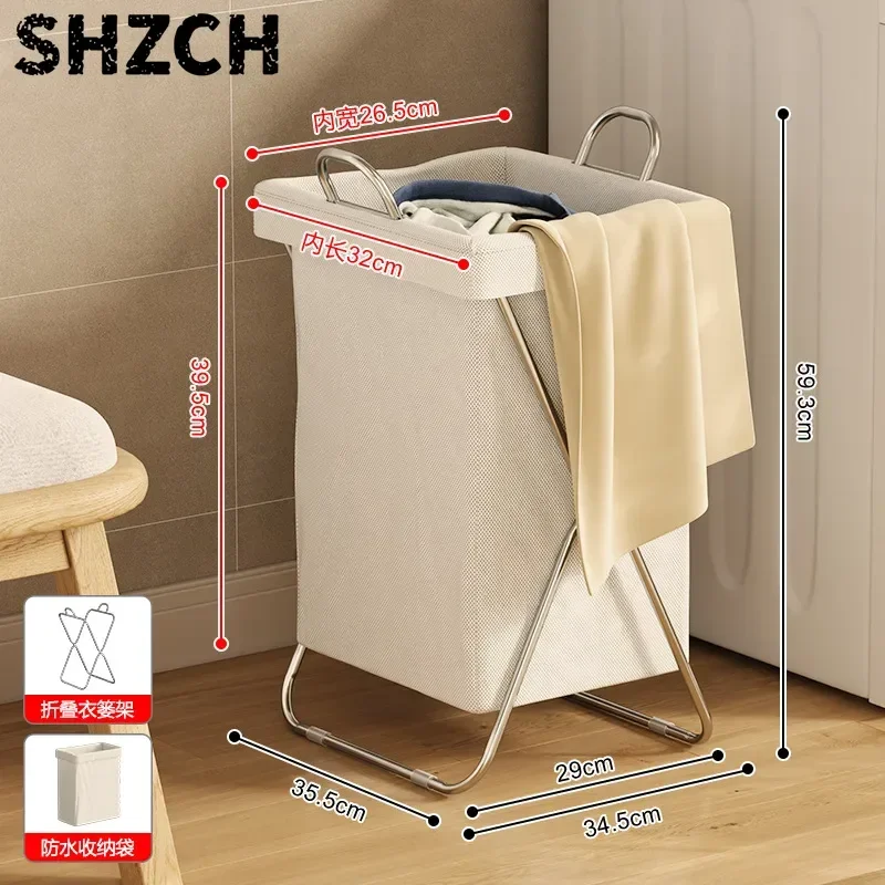 Dirty Hanger Household Folding Storage Rack Change Laundry Basket Bathroom Clothes Rack