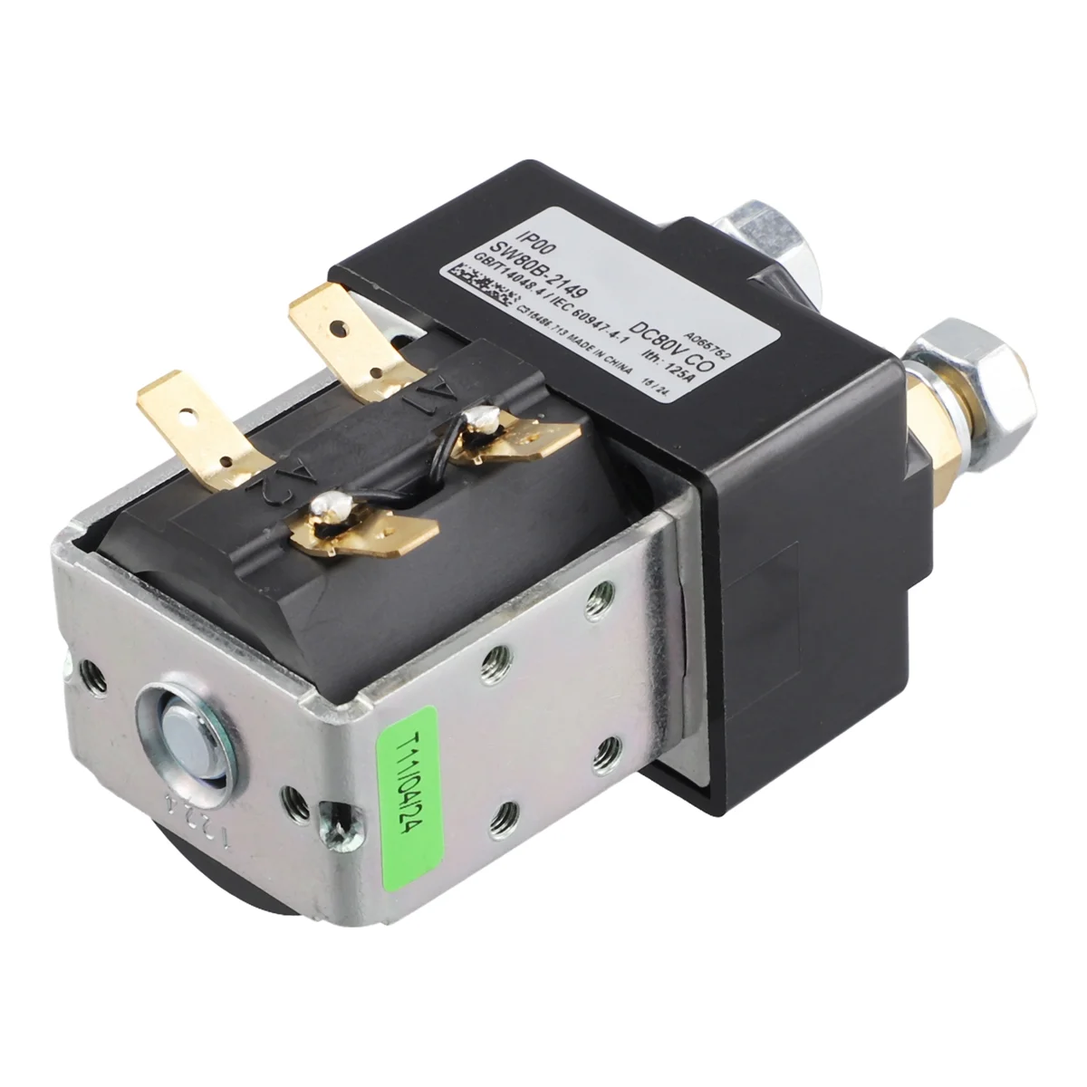 

80V/125A DC Contactor for Albright Contactor SW80B-2149 Replace SW80B-62 Mechanical Equipment Solenoid Valve