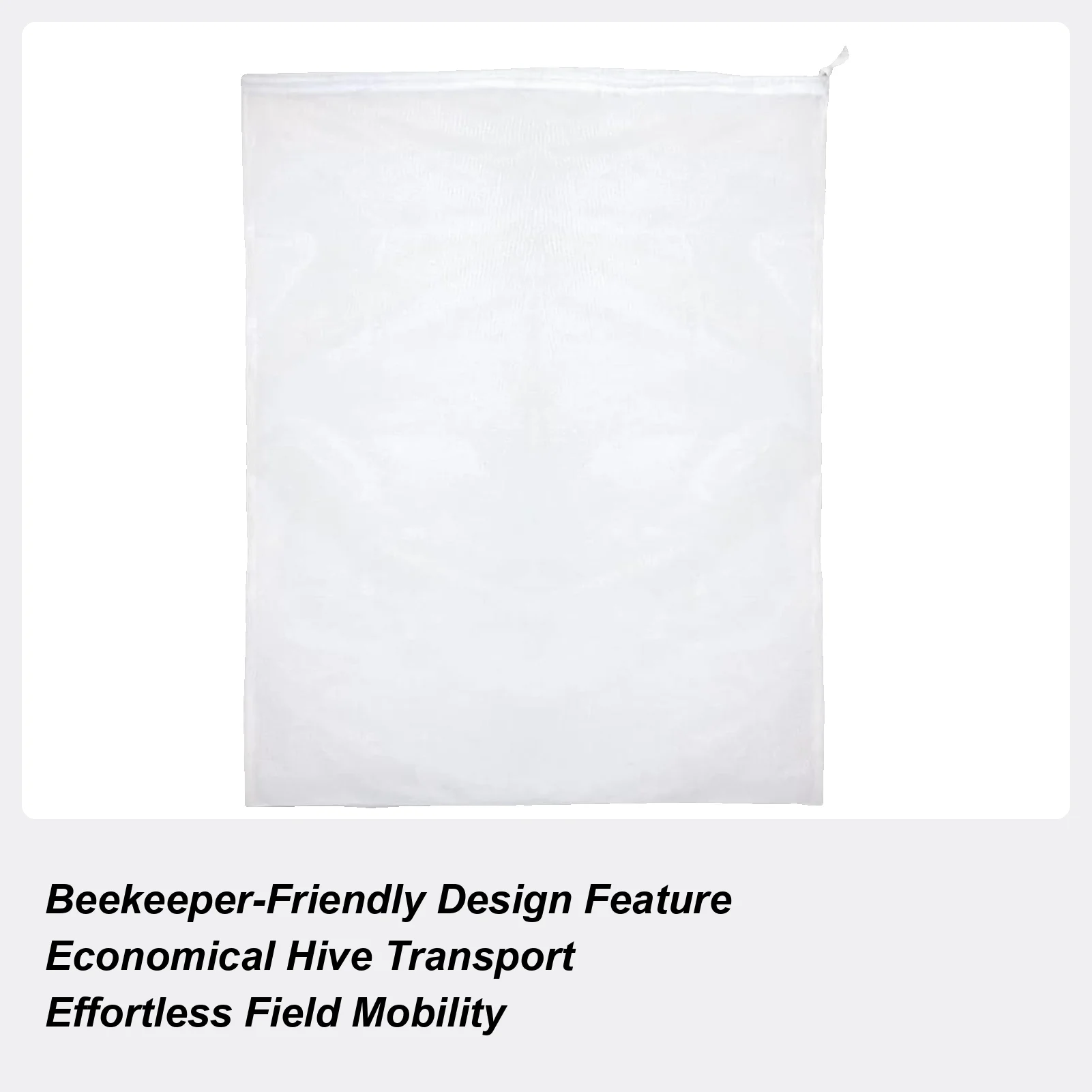 

Bee Hive Box Package Net Bag Breathable Drawstring Beekeeping Supplies Beehive Carrier Bag For Garden Fondant Honey Yard Patio