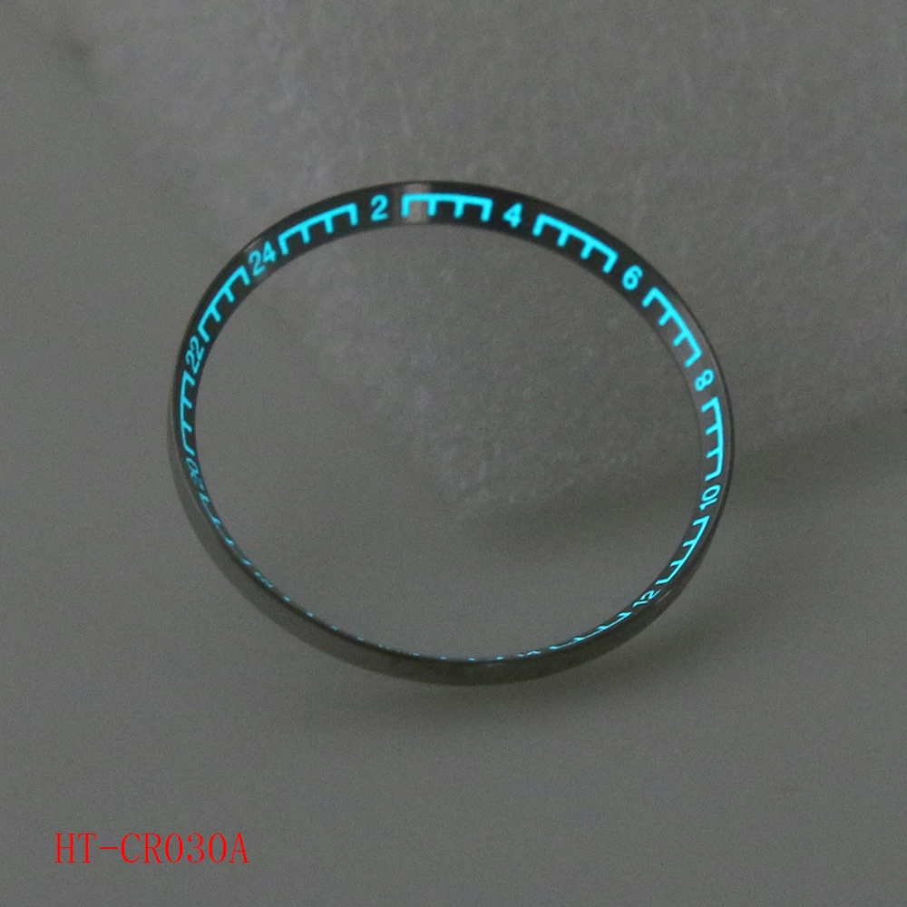 24 ساعة GMT 316L الفولاذ المقاوم للصدأ سوبر BGW9 الأزرق مضيئة SKX007 ساعة الفصل الدائري