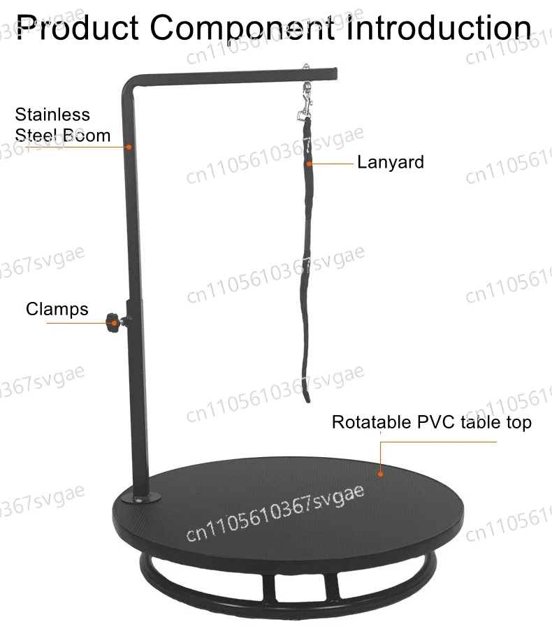 

Manual lift pet grooming table pet anti-slip anti-static large pet grooming table