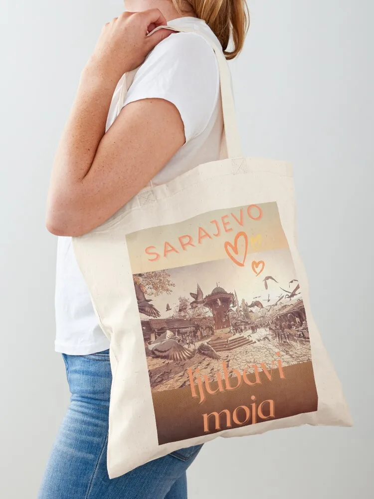 

Sarajevo ljubavi moja Tote Bag Eco bag Shopper Women's shopper personalized tote bag