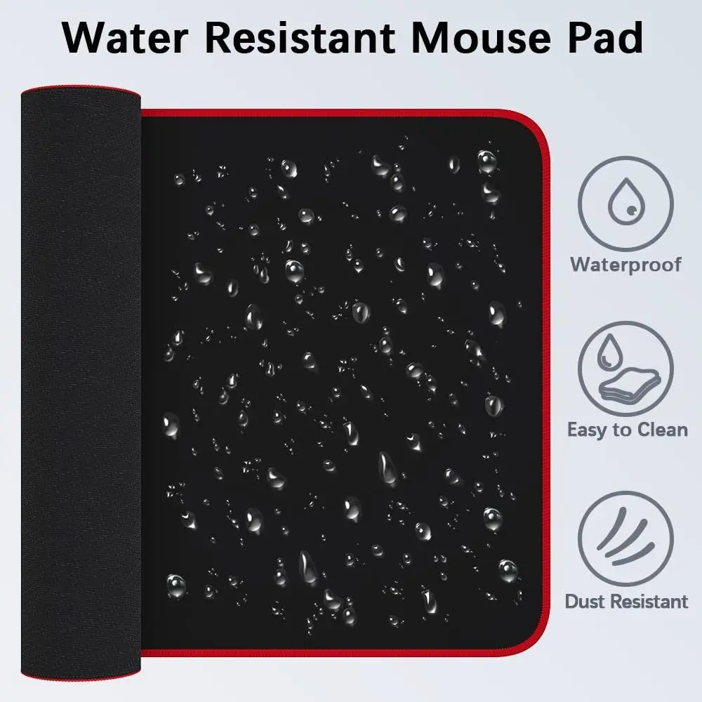 New Large Size Rubber Mouse Pad Non-slip Writing Mat Keyboard Mice Mat Gaming Accessories Lock Edge Computer Desk Protector Home