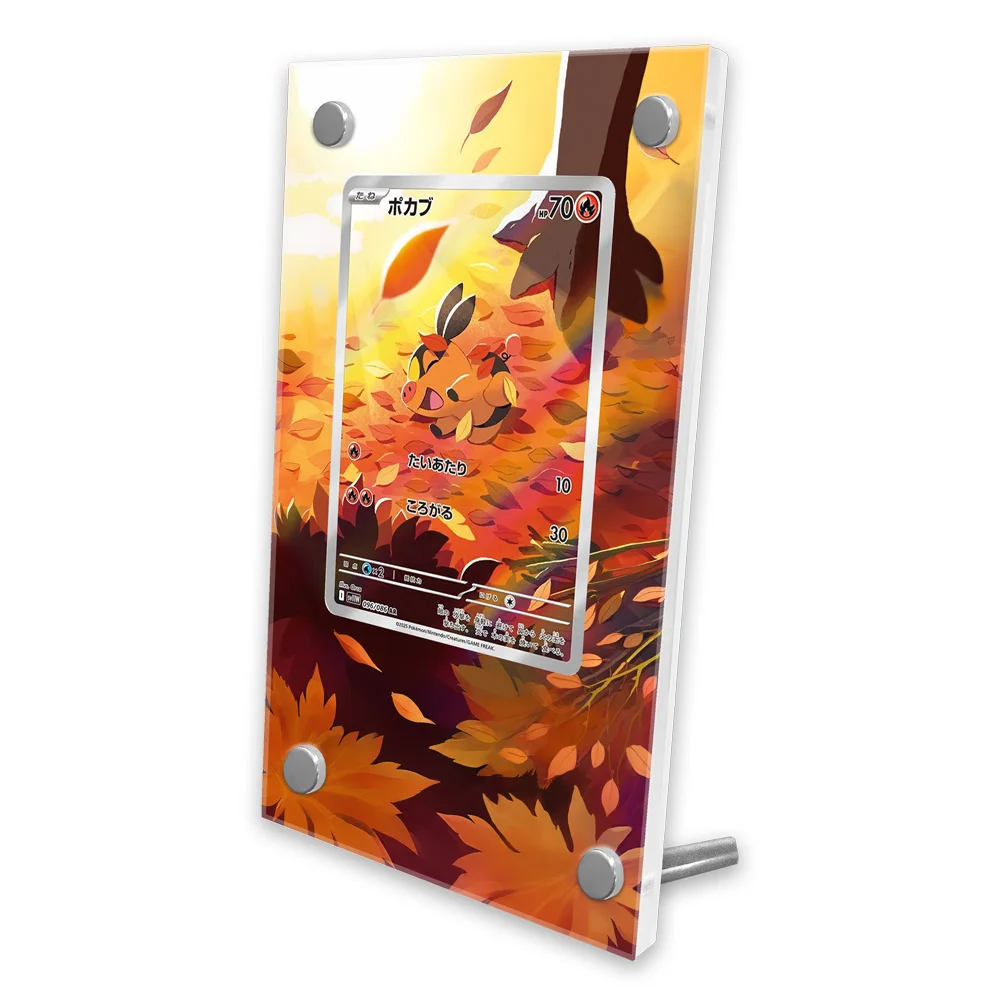 Pokemon Anime Snivy Serperior Carte Carta estesa Mattoni Fai da te Vetrina per carte da gioco Collezione Custodia protettiva Regalo