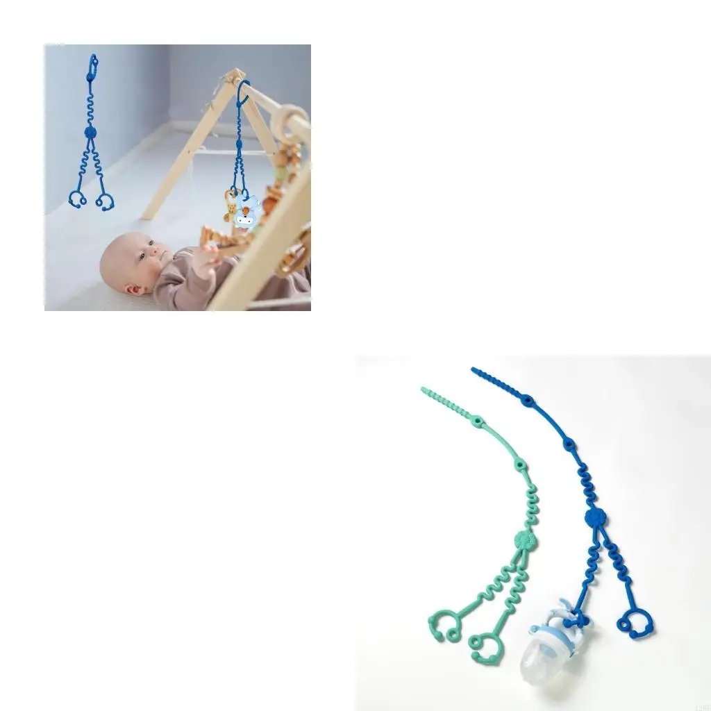 

Silicone Baby Teether Clip Easy Attach Silicone Teething Toy 425F