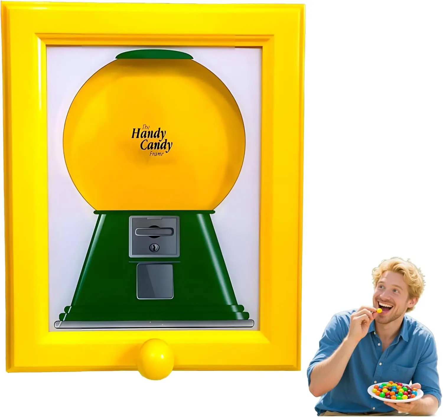 

Hanging Handy Candy Frame Fast Distribution Vintage Candy Dispenser Picture Frame Durable Candy Dispenser