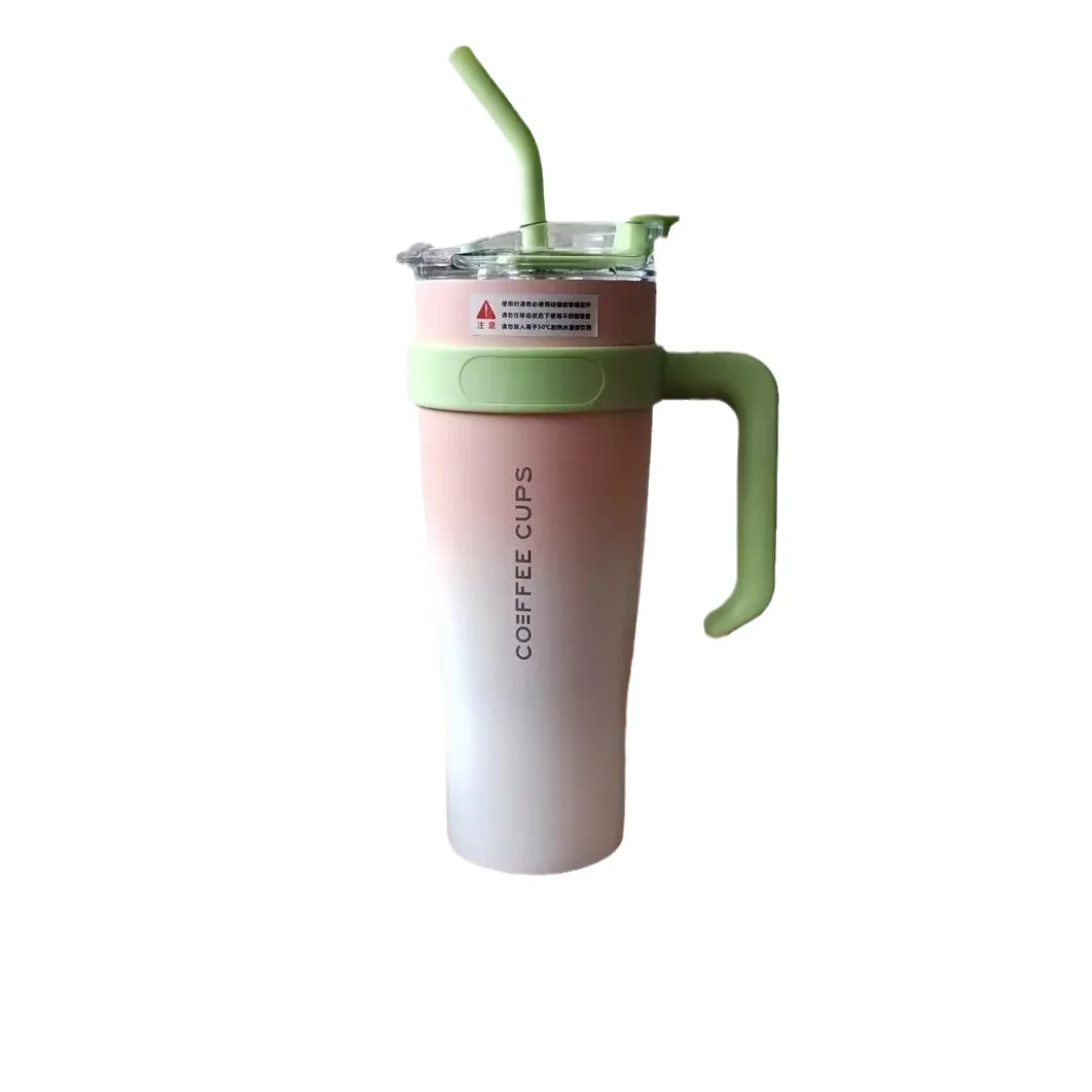 Tazza termica Big Mac, grande capacità, tazza per acqua ad alta bellezza da uomo e da donna, tazza per gelato con isolamento freddo, tazza da caffè con Str