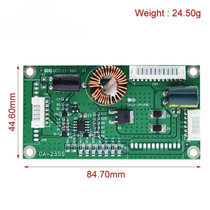 Placa de corrente constante de retroiluminação de tv lcd led de 10-48 polegadas CA-255 adequada para placa inversora de impulso módulo de potência de impulso