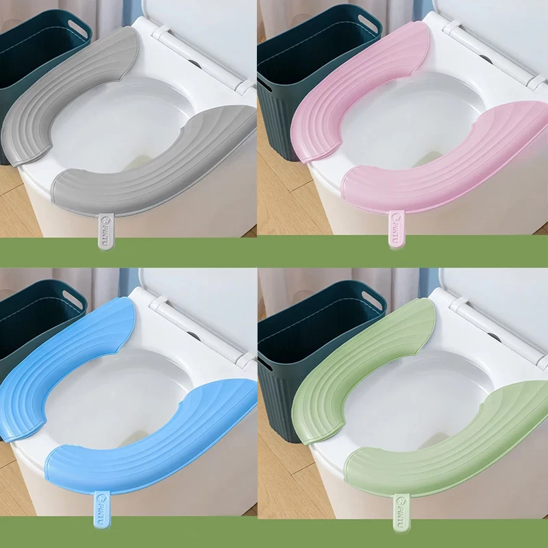 

Waterproof Toilet Cushion Reusable Portable Toilet Seat Cushion Eva Toilet Seat Cover Bathroom Accessories