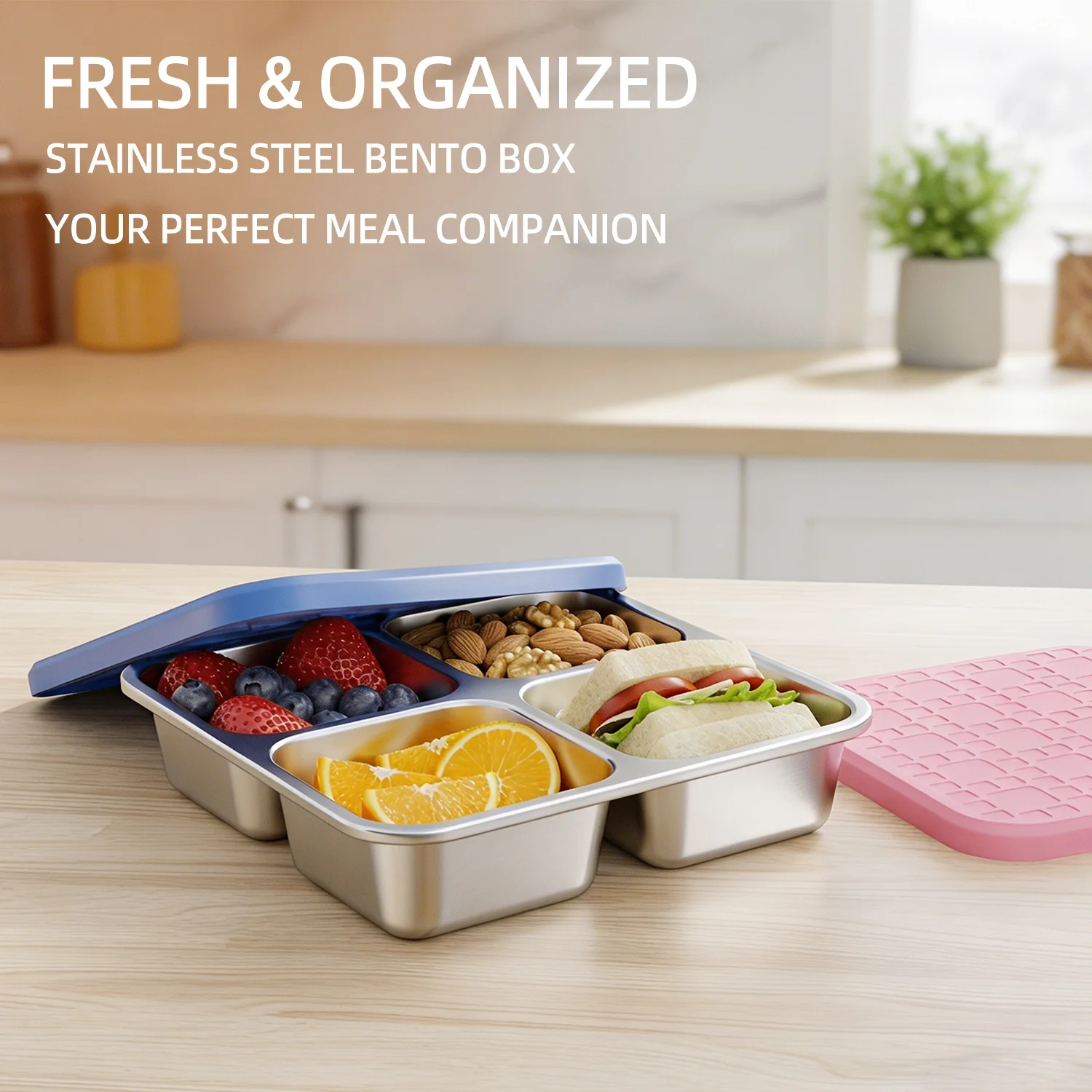 Wadah Makan Stainless Steel 30 - Meal Prep Box ulasan dan harga