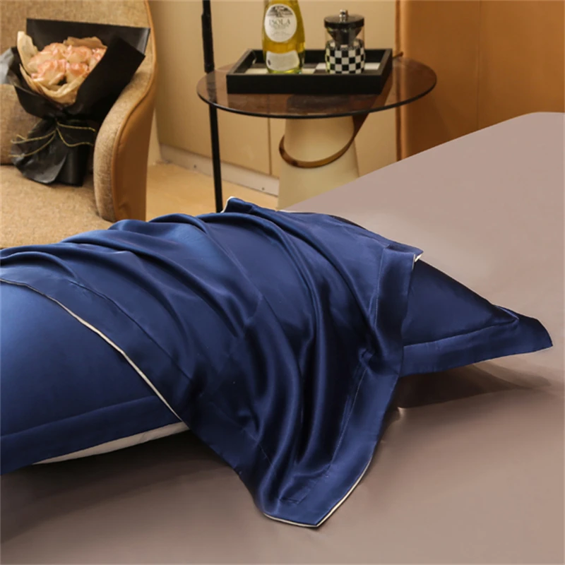 

100% Silk Real Silk 48*74cm Pillowcase Single-sided silk Pillowcases Beauty Natural silk Pillow Case Cover For Bedroom