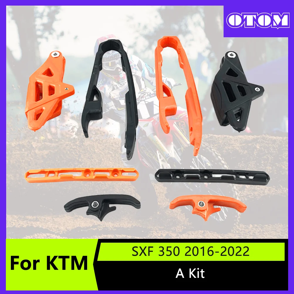 OTOM 2016-2022 Motocross Chain Slider Guard Chain Guide Brake Hose Guide For KTM SX XC SXF SMR XCW EXCF Swingarm Protection Kit