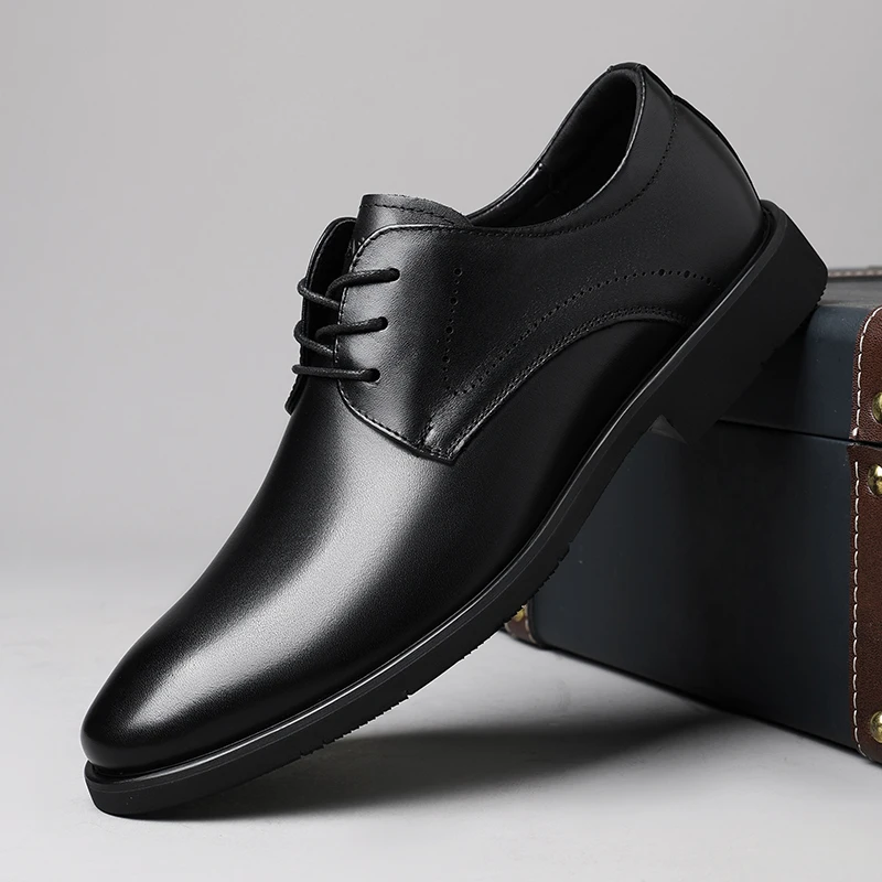 

Men's new business derby shoes versatile, trendy, formal, casual leather shoes 250525