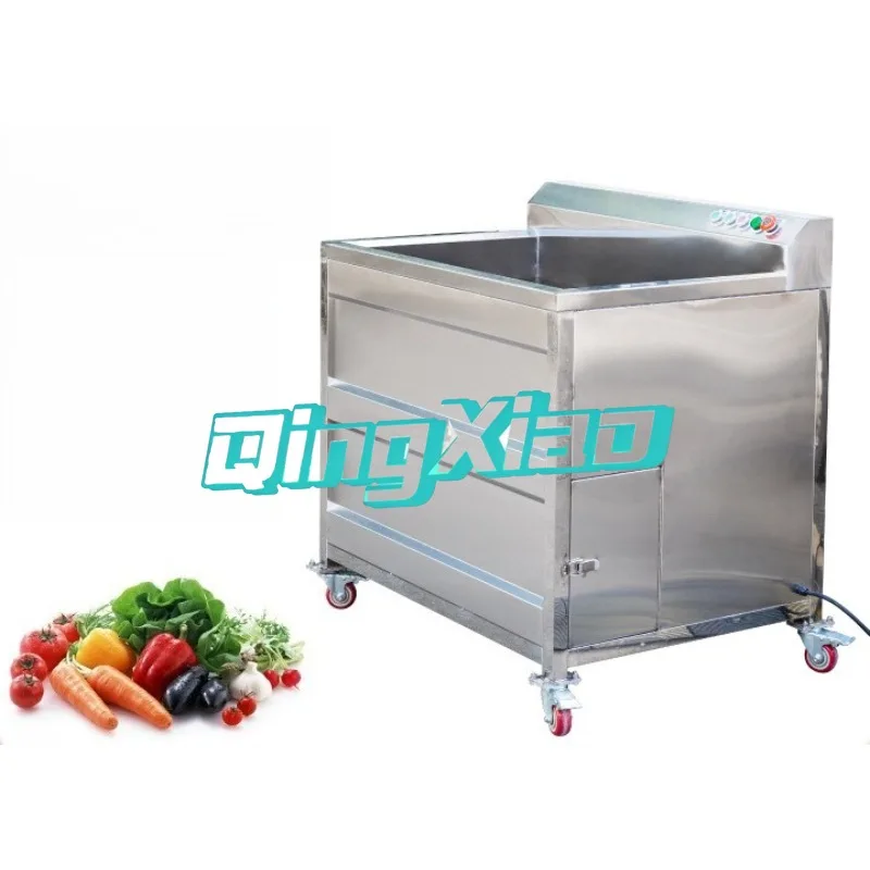 Stainless Steel Single-cylinder and Double-cylinder Fruit and Vegetable Washing Machinebubbling and Vibration Descaling Machine