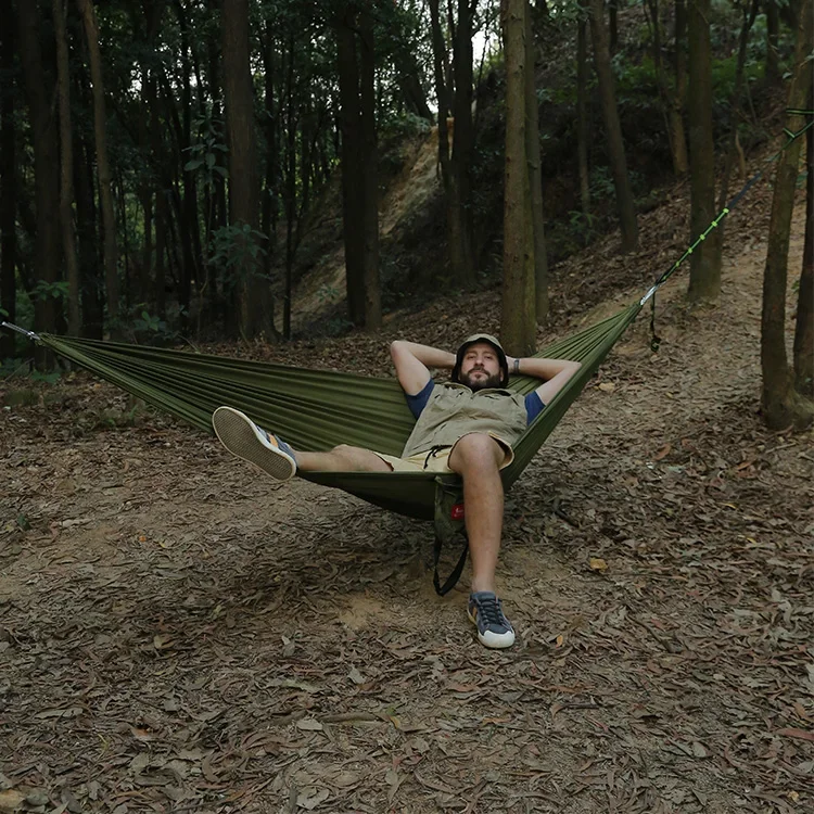

Аксессуары для кемпинга, гамаки с индивидуальным логотипом, походные сверхлегкие уличные парашютные портативные нейлоновые сцепки, гамак на дереве для кемпинга, качели