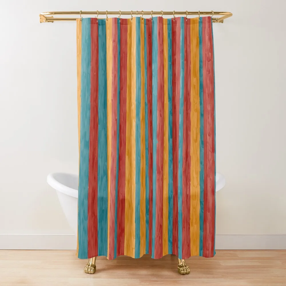 

Colorful stripes Shower Curtain Bathroom Shower Toilet Accessories Bathroom Bathroom Decor For The Curtain