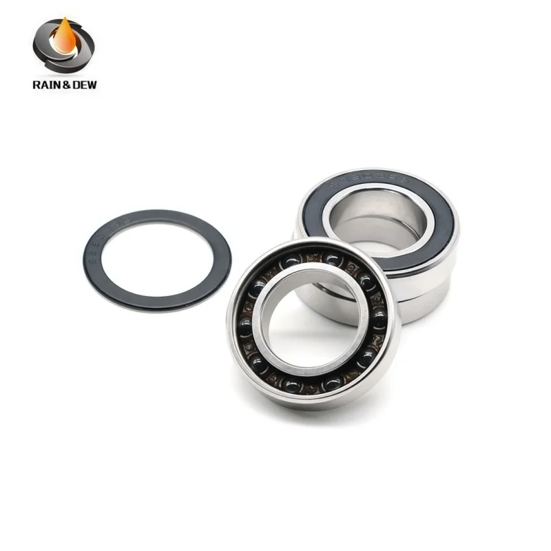 1Pcs S6802RSCB 15x24x5 mm Hybrid Ceramic Bearing ABEC-9 Bicycle Bottom Brackets Spares 6000 6800 S6803 S6902 S6903 15267 17287