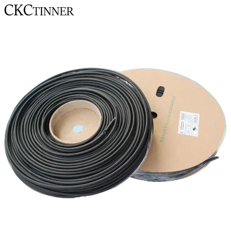 1M /lot 3:1Black heat shrink tube with double wall glue tube Diameter 1.6mm-30mm cable sleeve Adhesive Lined Sleeve Wrap