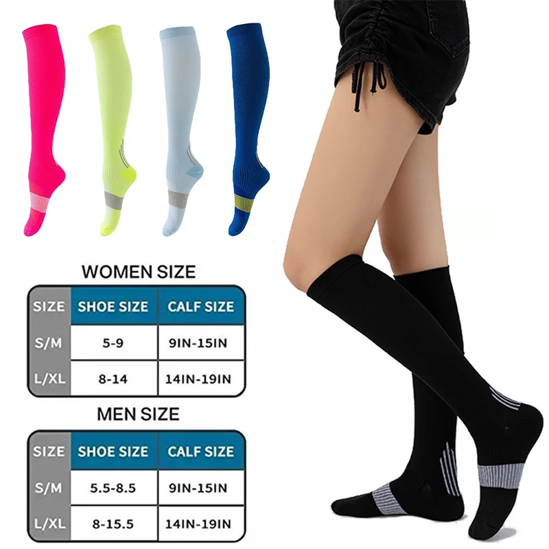 Compression Socks Nurses Nylon Hot Air Skull Halloween Sport Socks Reduce Varicose Veins Muscle Fatigue Wholesale Dropshipping