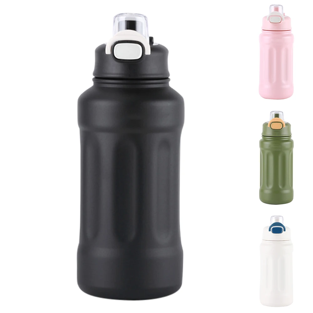 Water Bottle 316 StainlessSteel Insulated Double Wall Large Sports Flask Keep Hot Cold 600/800/1000ml Portable Water Bottle Gift