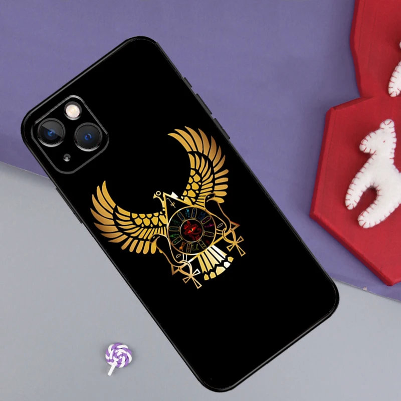 Egypt Nefertiti Anubis Ankh Phone Case For iPhone 16 15 14 11 12 13 Pro Plus X XR XS Max 13 Mini Soft TPU Cover