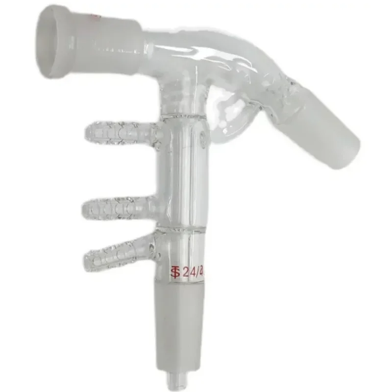 24/40 Vigreux Distillation Head Glass Fractional Distillation Adapter Ground Joint Lab Chemistry Glassware