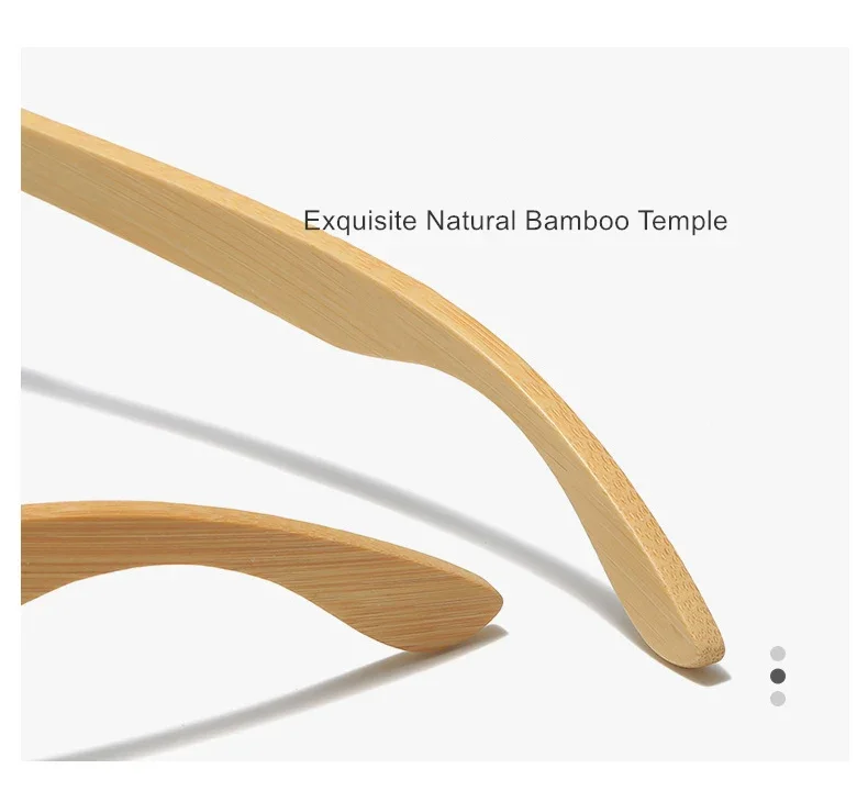 Benutzerdefinierte Myopie-Brille mit Rezept -0,5 bis -8,0 Damen Herren Mode-Bambus-Brillenbrille Blaulichtblockierende oder photochrome Gläser F604 – Detail 15