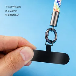Metal Accessory Lanyards Mobile Phone Case Clip Universal Stainless Steel Card Universal Hanging Piece Patch Clip Hanging Rope