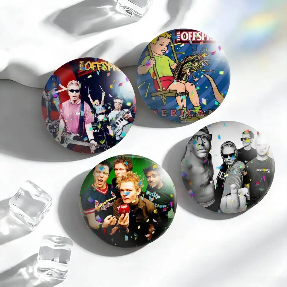 Punk Rock T-The O-Offspring Photo  25mm 32mm 44mm 58mm 75mm Brooches Badges Pins for Accessories Gift