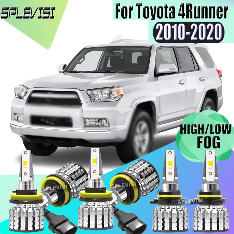 

Energy-Saving High Low Beam Foglamp Bulbs SPLEVISI 9005 H11/H9 H8 For Toyota 4Runner 2010 2011 2012 2013 2014 2015-2020