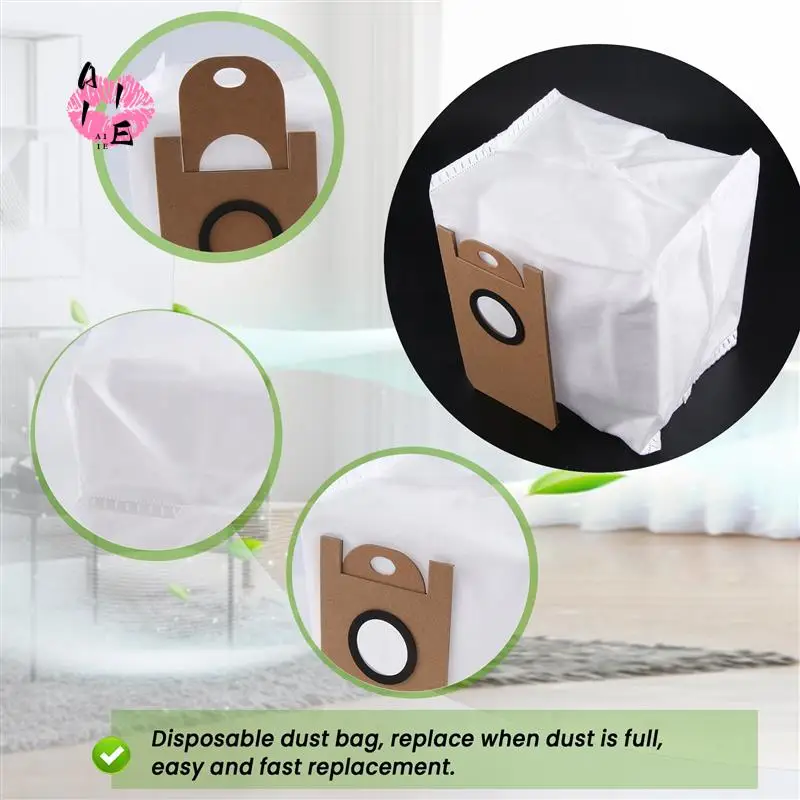 

A11E-10 Pcs Replacement Dust Bags Collection Trash Bag Accessories For XIAOMI VIOMI S9 Robot Vacuum Cleaner Parts