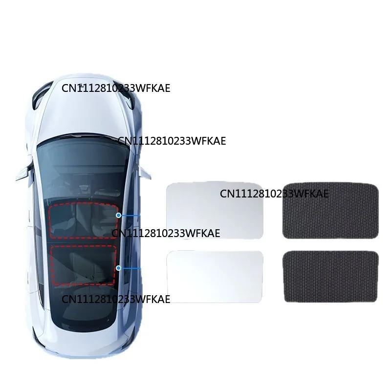 Suitable for graphene Tesla sunshade modely refreshed 3 roof canopy sunroof sunshade car sunshade