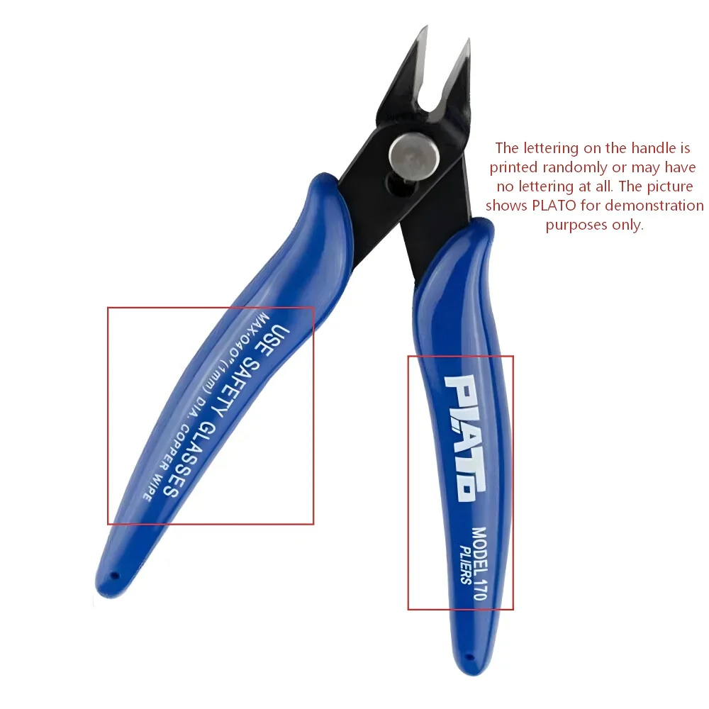 5-Inch Flush Cut Side Cutter Precision Shear Mini Nose Electrical Wire Cutters Snips Pliers Tool for Electricians Metal Cutting