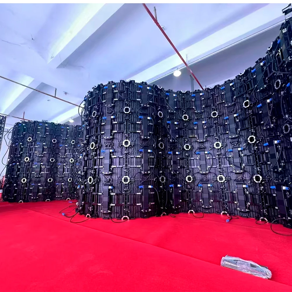 LED 플래닝 박물관 P3.91 HD 스크린 플렉시블 풀컬러 비디오 플렉시블 스크린 패널