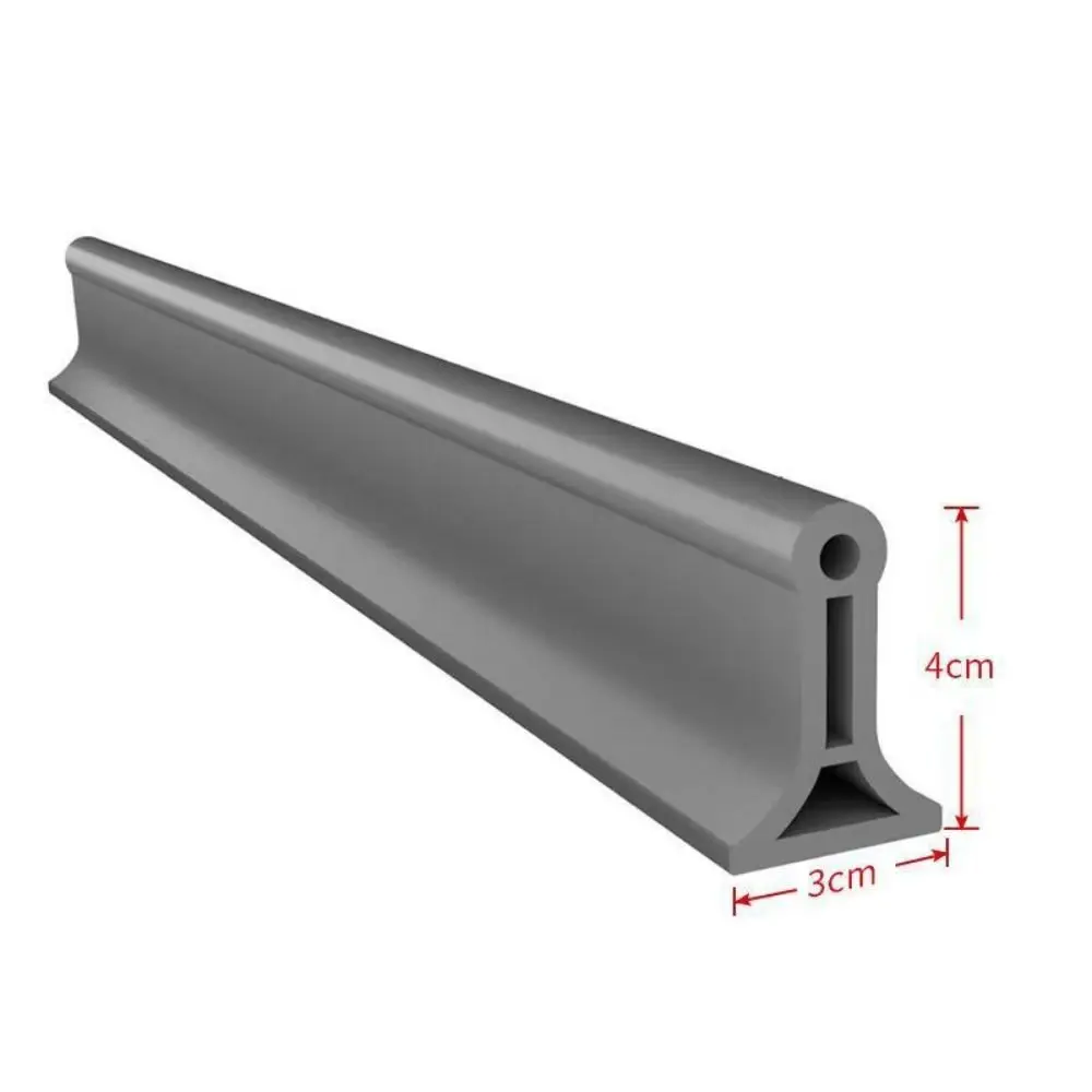 100cm Shower Water Dam Wet Dry Separation Collapsible Design Shower Stopper Barrier Walk in Curbless Water Retention System