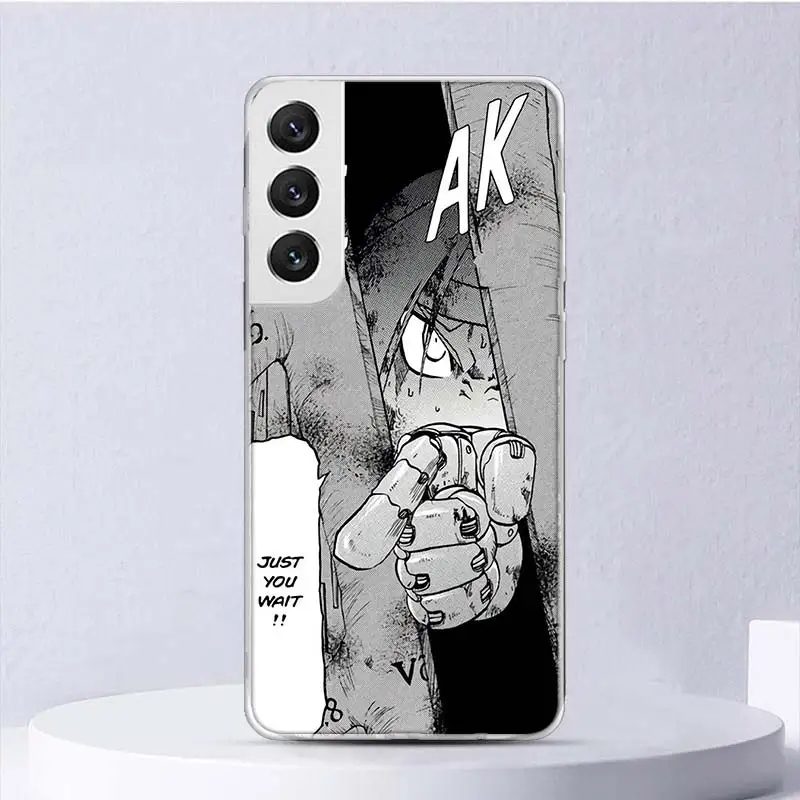 Fullmetal Alchemist Anime Soft Case For Samsung Galaxy S24 S23 S22 S21 Ultra S20 FE S10 Plus Phone Cover S9 S8 + S10E Funda Coqu