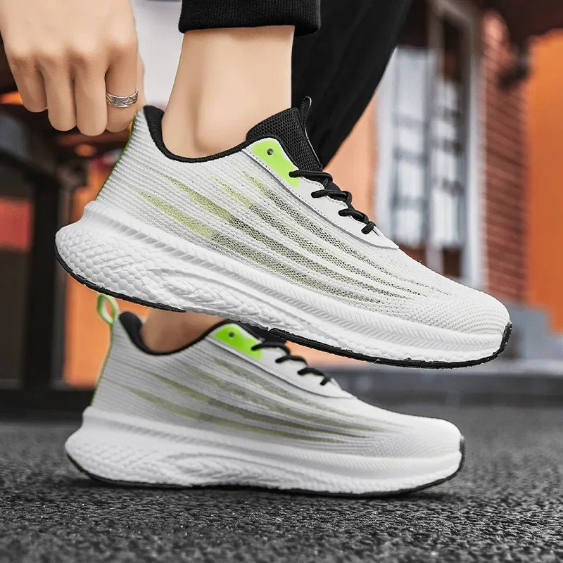 

2024 summer new fashion comfortable running shoes for men and women lovers high elastic breathable Joker running shoes sneakers.