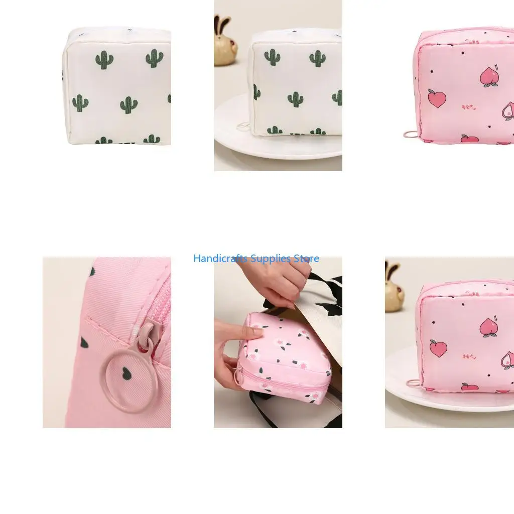 R1WA Portable Polyester Sanitary Product Case Waterproof Exterior And Spacious Compartments For Daily Essential