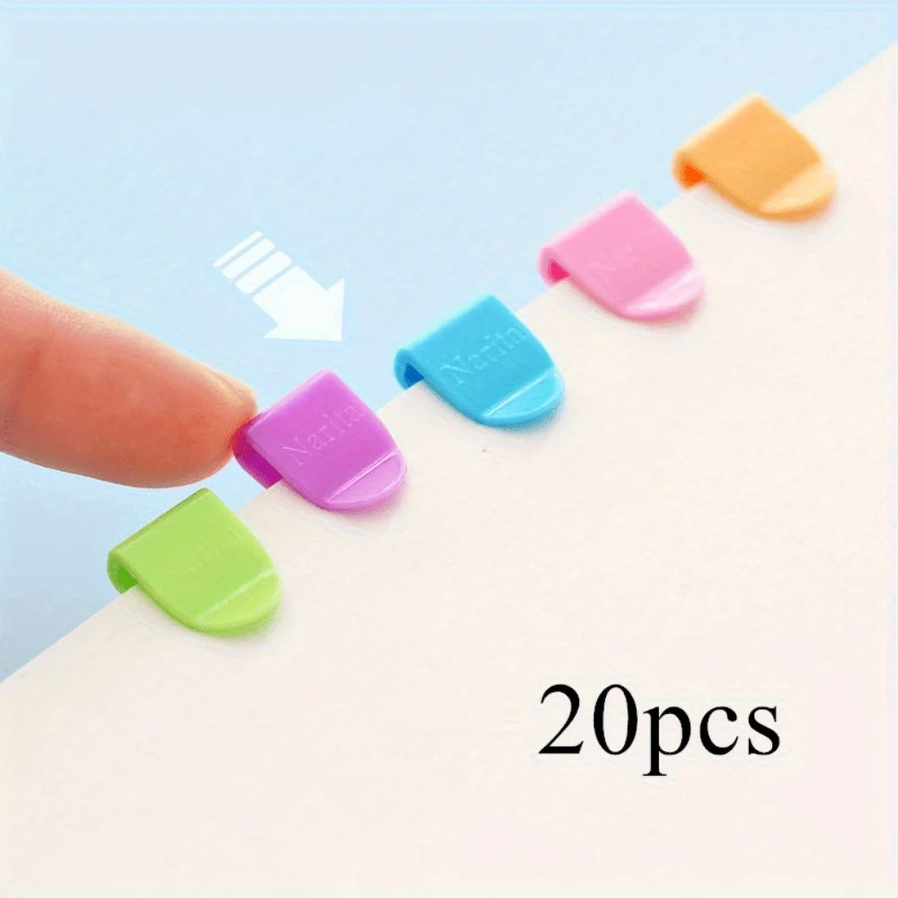 20 stks Kleur Mini Paperclip Bladwijzer Bestand Index Pagina Clip Memo Paperclip Kantoor Bedrijf School Briefpapier Label Clip