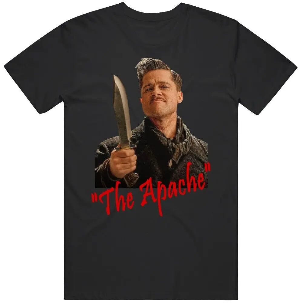 

Brad Pitt The Apache Inglourious Basterds Classic Tarantino Movie Fan T Shirt