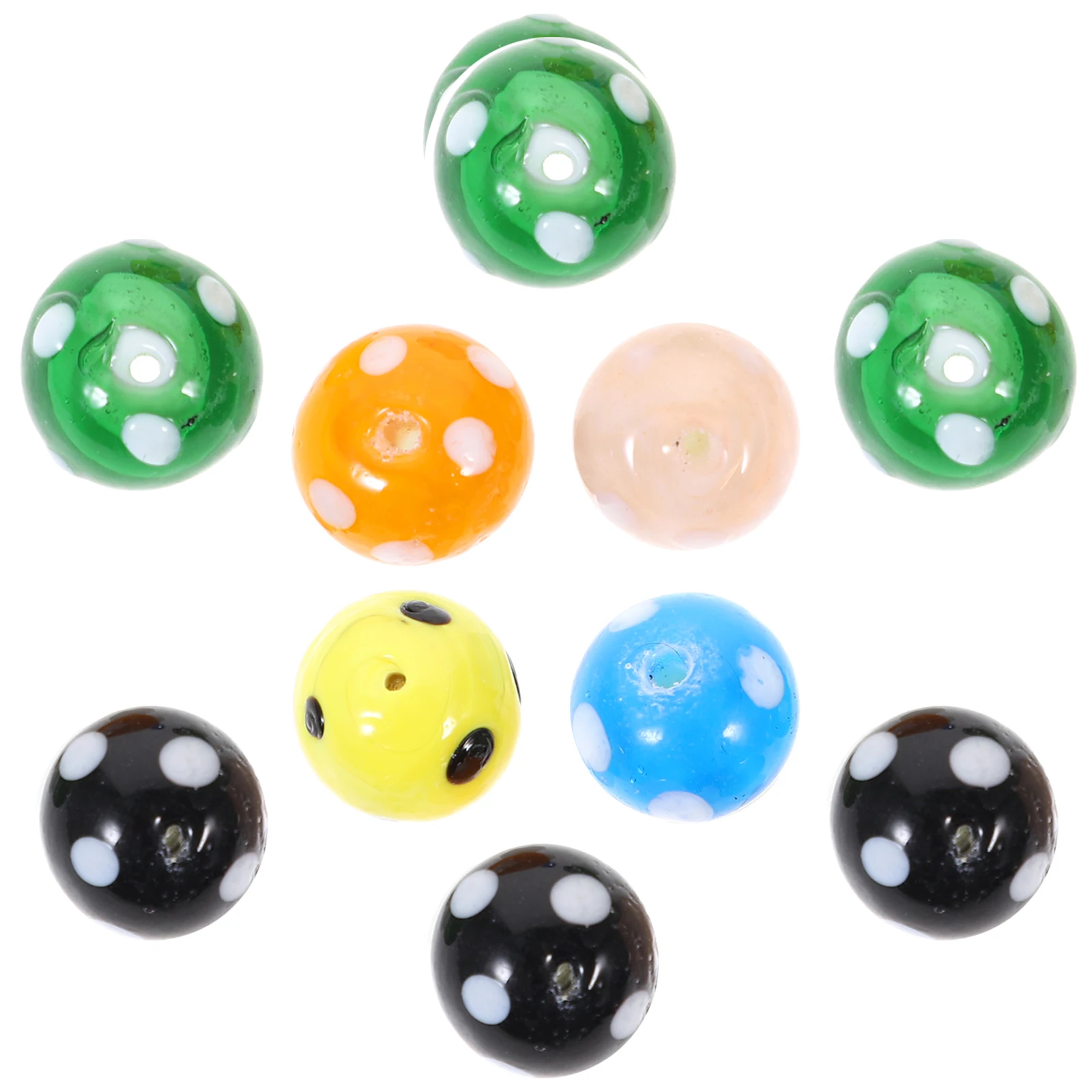 

10Pcs Wear-Resistant Mushroom Beads Smooth Loose Beads for DIY Jewelry Craft Making Charms DIY Azure Stone Bead