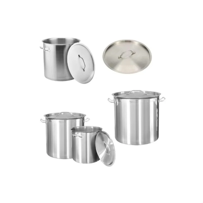 Stainless Steel Restaurant Cooking Pot Kitchen High Quality Cookware Set Stainless Steel Cooking Soup Pot