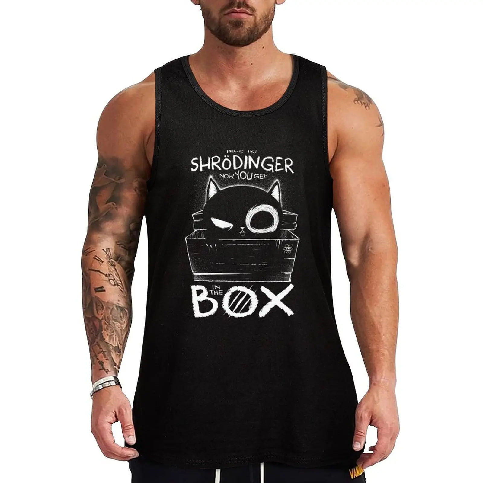 

Get in the BOX! Tank Top summer clothes Gym wear gym men Men's gym clothing