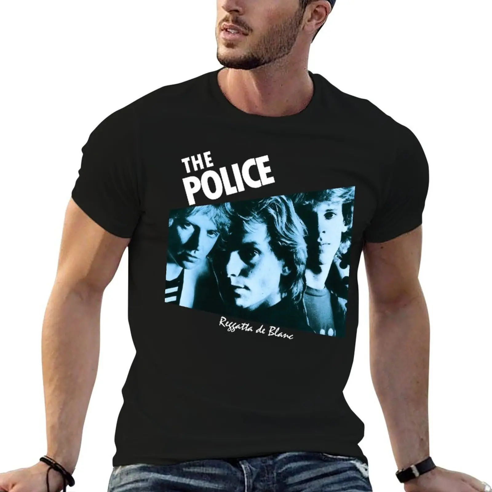 

Reggatta De Blanc (HQ) Funny T-Shirt man t shirt heavy cotton black cotton t-shirt plain for man package T-Shirt