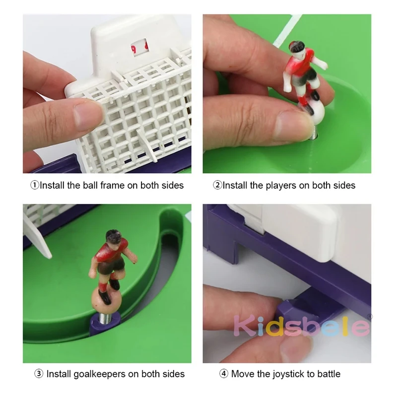 Kids Mini Competitive Soccer Football Field Desktop Interactive Game Puzzle Toy Finger Competitive Mini Soccer