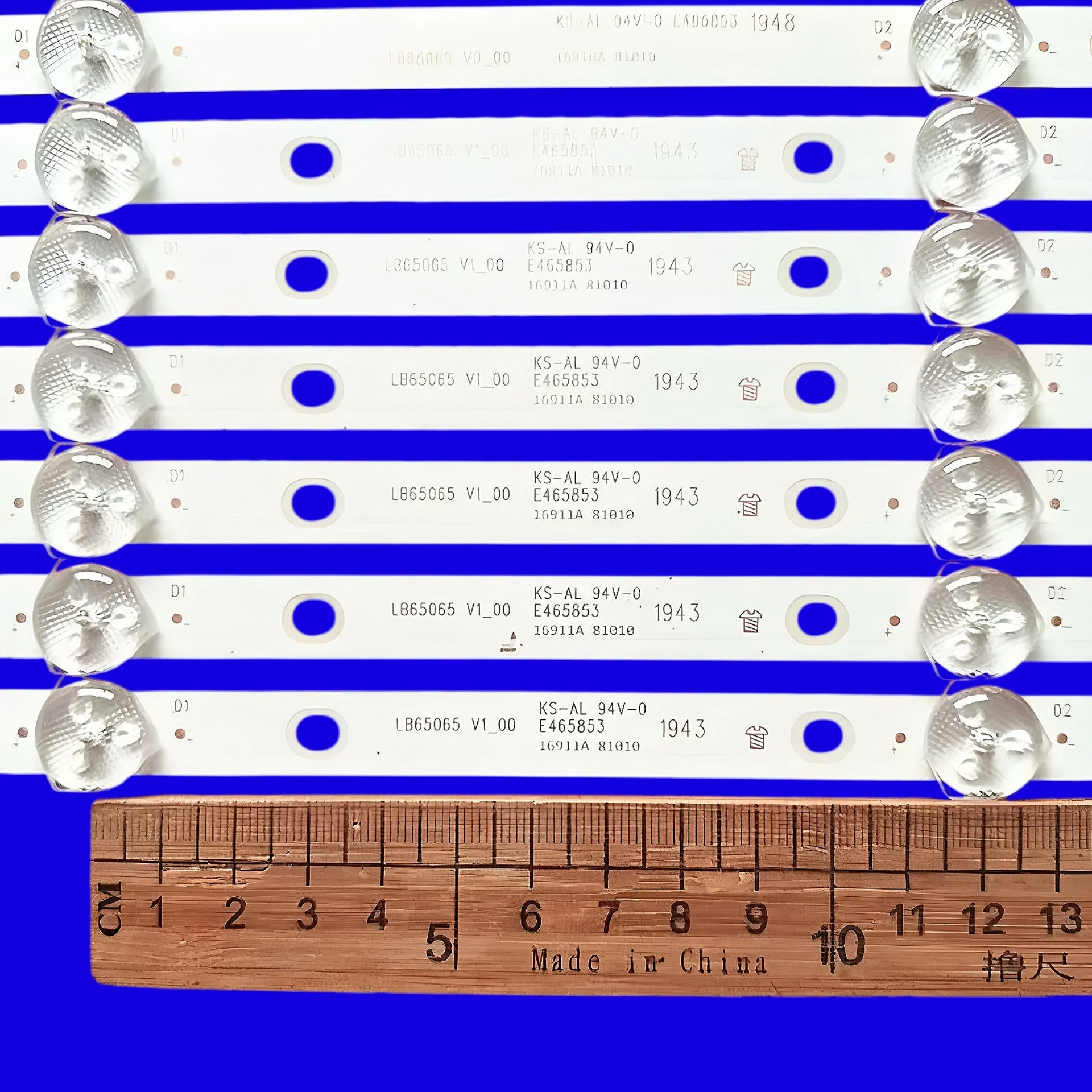 LED Backlight strip For 65PUS6504 65PUS6754/12 65PUS6554 65PUS7304/12 65PUS7556 65PUS7354/12 65PUS7506/12 LB65065 V1