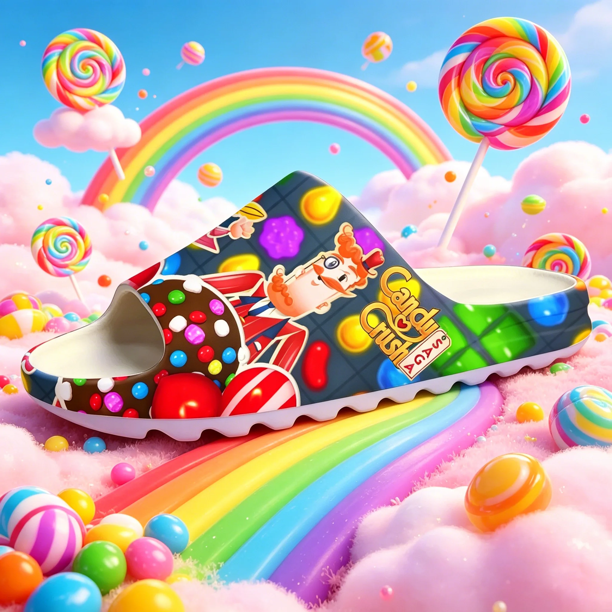 Candy Crush Printed Yeezy Styl - Men'S Shoes Yeezy recension och pris